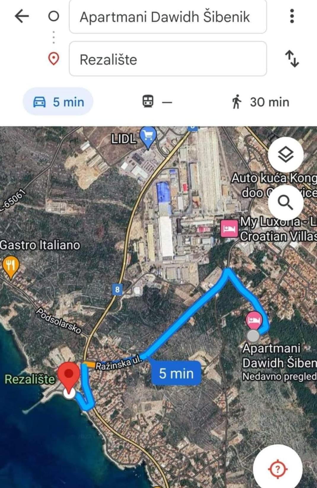 שיבניק Apartman Dawidh מראה חיצוני תמונה